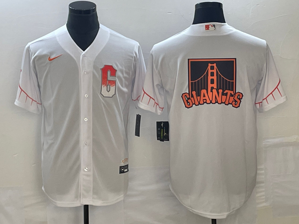 Men's San Francisco Giants White City Connect Replica Player Jersey