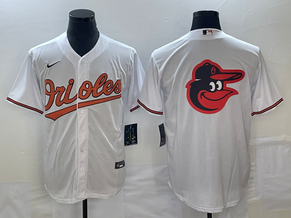 Men's Baltimore Orioles White Home Replica Player Jersey