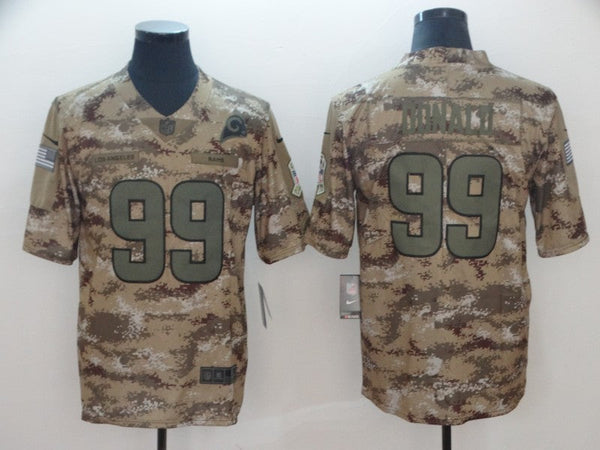 Men's Los Angeles Rams Aaron Donald #99 Camouflage Game Jersey