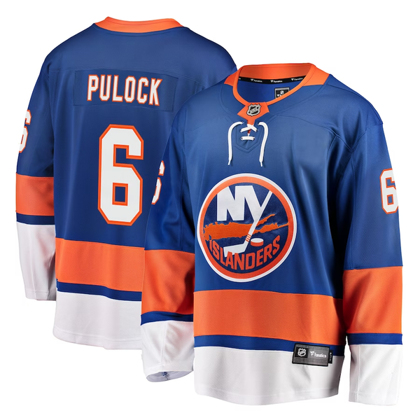 Men's New York Islanders Ryan Pulock #6 Royal Player Game Jersey