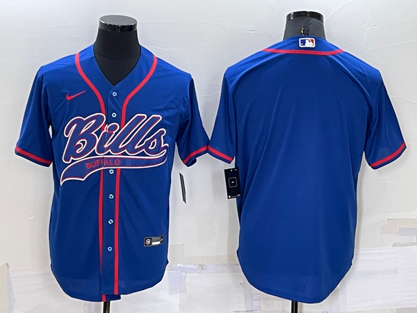 Men's Buffalo Bills Royal Blank Jersey