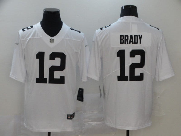 Men's Tampa Bay Buccaneers Tom Brady #12 White Alternate Game Jersey