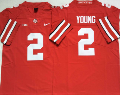 Men's Ohio State Buckeyes Chase Young #2 Scarlet Player Game Jersey