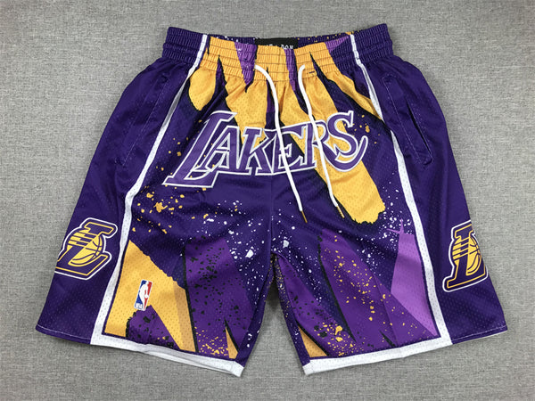 Men's Los Angeles Lakers Purple Swingman Pocket Shorts