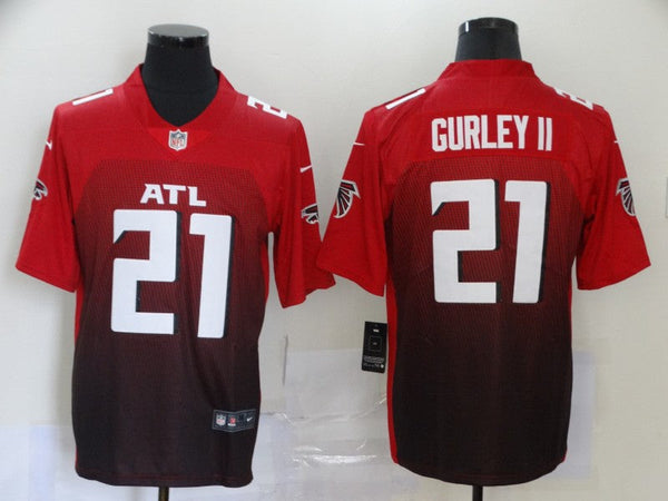 Men's Atlanta Falcons Todd Gurley II #21 Red 2nd Alternate Game Jersey