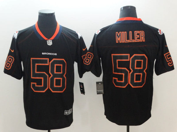 Men's Denver Broncos Von Miller #58 Black Game Jersey