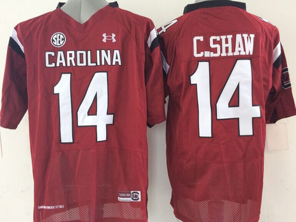 Men's South Carolina Gamecock Connor Shaw #14 Maroon Player Game Jersey