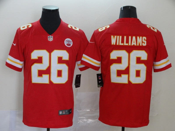 Men's Kansas City Chiefs Damian Williams #26 Red Game Jersey