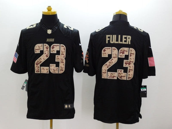 Men's Chicago Bears Kyle Fuller #23 Black Game Player Jersey