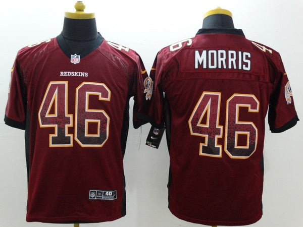 Men's Washington Redskins Alfred Morris #46 Red Game Jersey