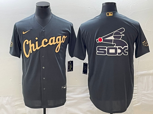 Men's Chicago White Sox Dark Gray Replica Player Jersey