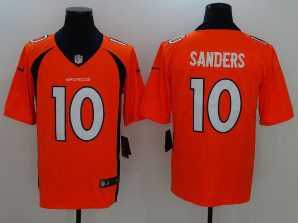 Men's Denver Broncos Emmanuel Sanders #10 Orange Game Player Jersey