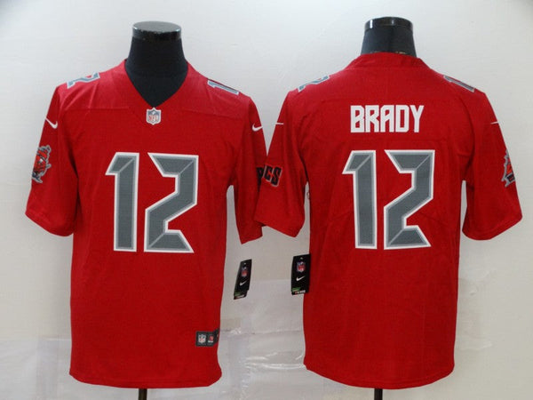 Men's Tampa Bay Buccaneers Tom Brady #12 Red Player Game Jersey