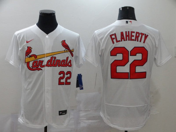 Men's St. Louis Cardinals Jack Flaherty #22 White Replica Baseball Jersey