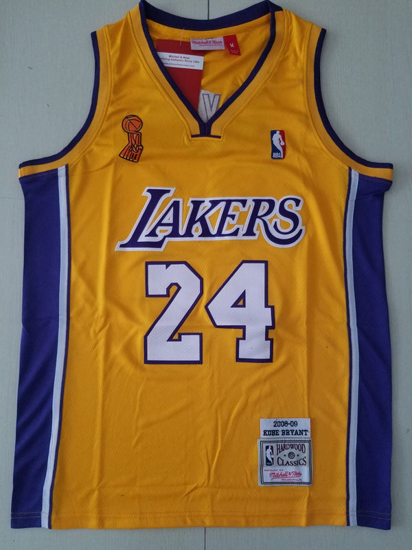 Men's Los Angeles Lakers Kobe Bryant 2008-09 Hardwood Classics Authentic Jersey