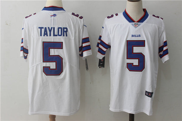 Men's Buffalo Bills Tyrod Taylor #5 White Game Jersey