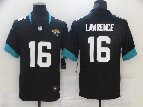 Men's Jacksonville Jaguars Trevor Lawrence #16 Black Alternate Player Game Jersey