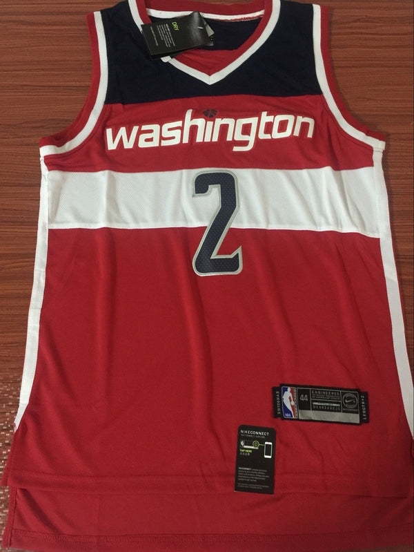 Men's Washington Wizards John Wall #2 NBA Red Swingman Jersey