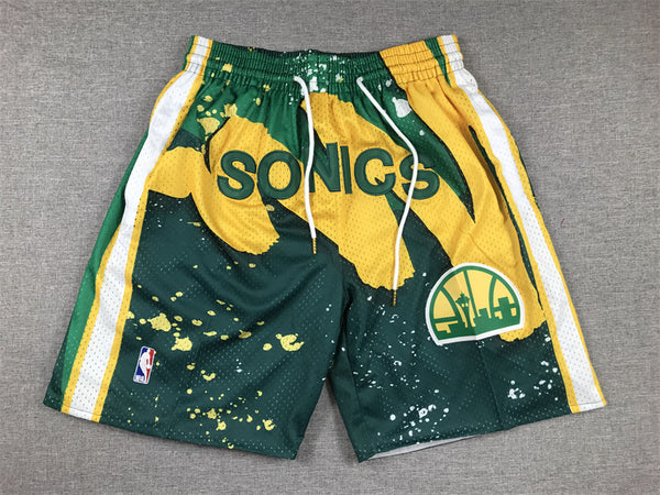 Men's Seattle SuperSonics Green Swingman Pocket Shorts