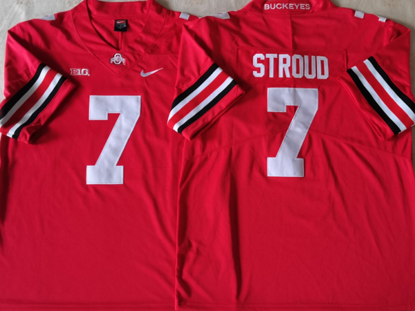 Men's Ohio State Buckeyes C.J. Stroud #7 Scarlet Player Game Jersey