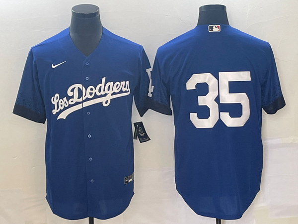 Men's Los Angeles Dodgers Cody Bellinger #35 Royal City Connect Replica Player Jersey