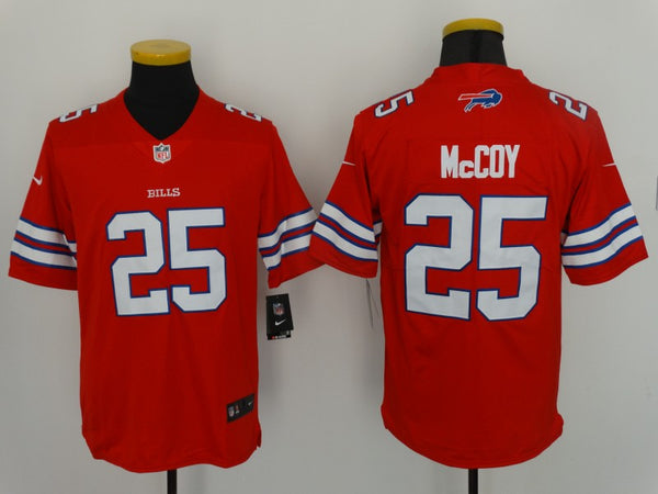 Men's Buffalo Bills LeSean McCoy #25 Red Game Jersey