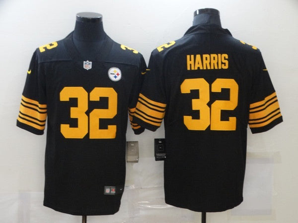 Men's Pittsburgh Steelers Franco Harris #32 Black Alternate Legend Jersey