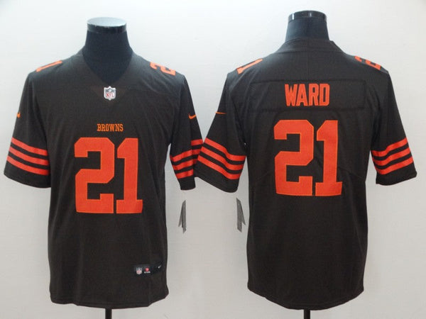 Men's Cleveland Browns Denzel Ward Black Legend Jersey