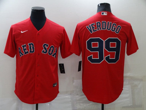 Men's Boston Red Sox Alex Verdugo #99 Red Replica Baseball Jersey