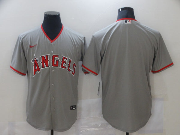 Men's Los Angeles Angels Gray Alternate Replica Team Blank Jersey