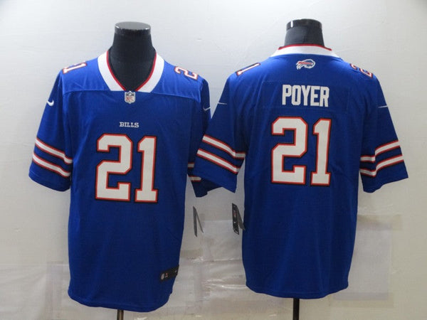 Men's Buffalo Bills Jordan Poyer #21 Blue Game Player Jersey