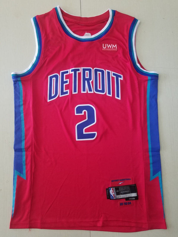 Men's Detroit Pistons Cade Cunningham Red 2021/22 Swingman Jersey - City Edition