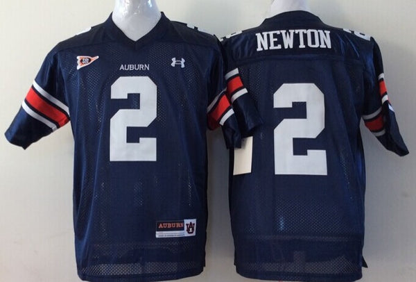 Men's Auburn Tigers Cam Newton #2 Navy Player Game Jersey