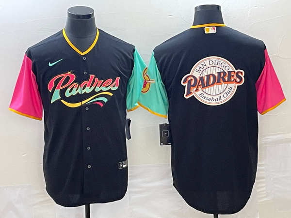 Men's San Diego Padres Black City Connect Replica Player Jersey