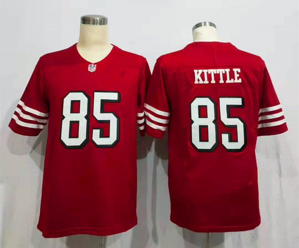 Men's San Francisco 49ers George Kittle #85 Red Vapor Limited Jersey