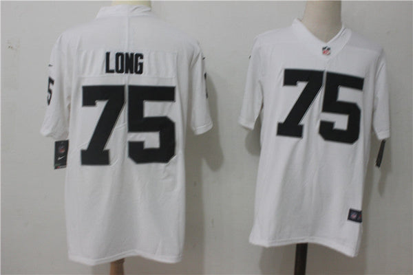 Men's Las Vegas Raiders Howie Long #75 White Game Player Jersey