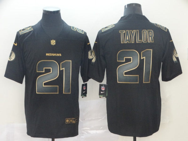 Men's Washington Redskins Sean Taylor #21 Black Alternate Player Game Jersey