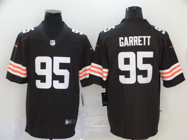 Men's Cleveland Browns Myles Garrett #95 Brown Game Player Jersey