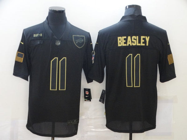 Men's Buffalo Bills Cole Beasley #11 Black Game Player Jersey