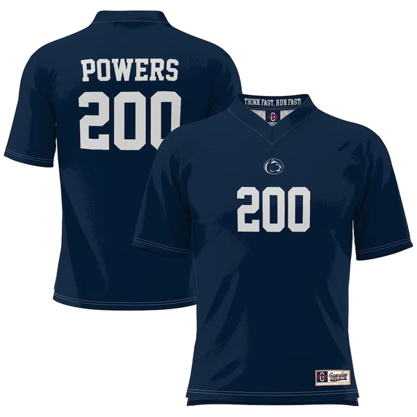 Men's Penn State Nittany Lions John Chad Powers #200 Navy Team Game Jersey