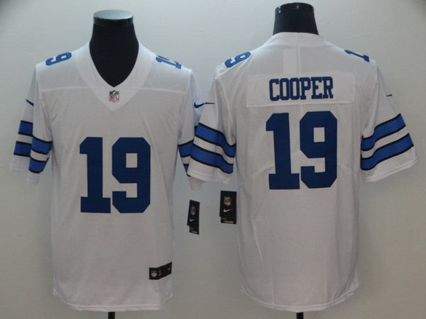 Men's Dallas Cowboys Amari Cooper #19 White Custom Game Jersey