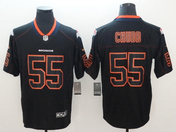 Men's Denver Broncos Bradley Chubb #55 Black Game Player Jersey