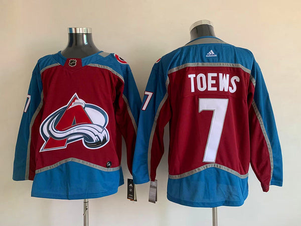 Men's Colorado Avalanche Devon Toews #7 Maroon Home Breakaway Player Jersey