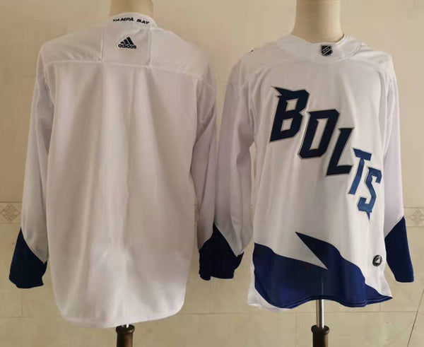 Men's Tampa Bay Lightning White Player Game Blank Jersey