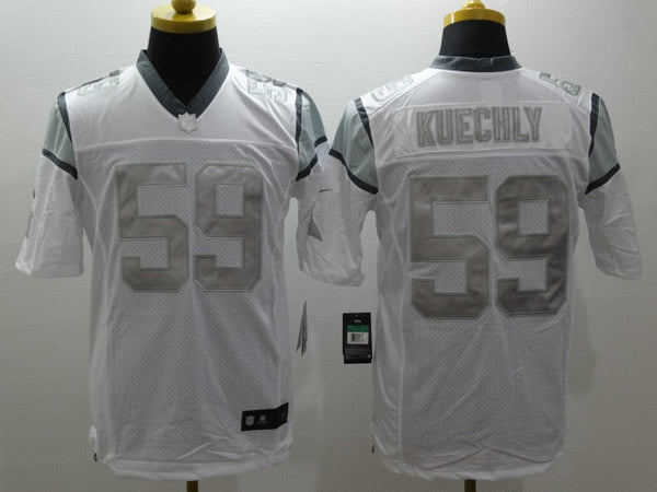 Men's Carolina Panthers Luke Kuechly #59 White Player Game Jersey