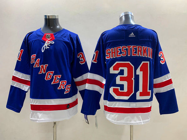 Men's New York Rangers Igor Shesterkin #31 Blue Player Game Jersey