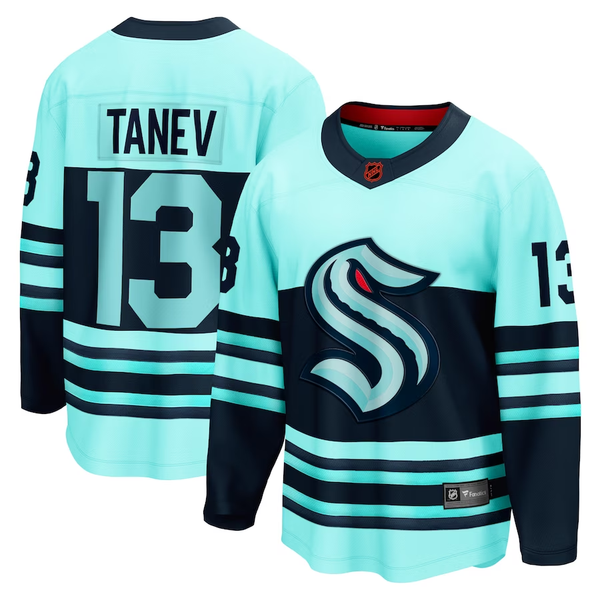 Men's Seattle Kraken Brandon Tanev #13 Teal Special Edition 2.0 Breakaway Player Jersey