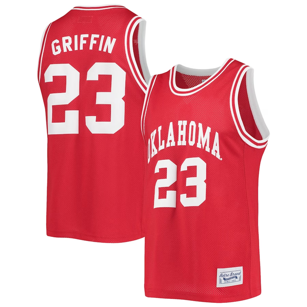 Men's Oklahoma Sooners Blake Griffin #23 Crimson Player Game Jersey