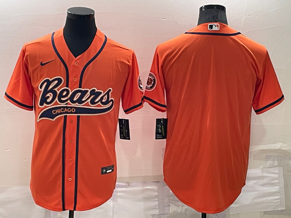 Men's Chicago Bears Orange Blank Jersey