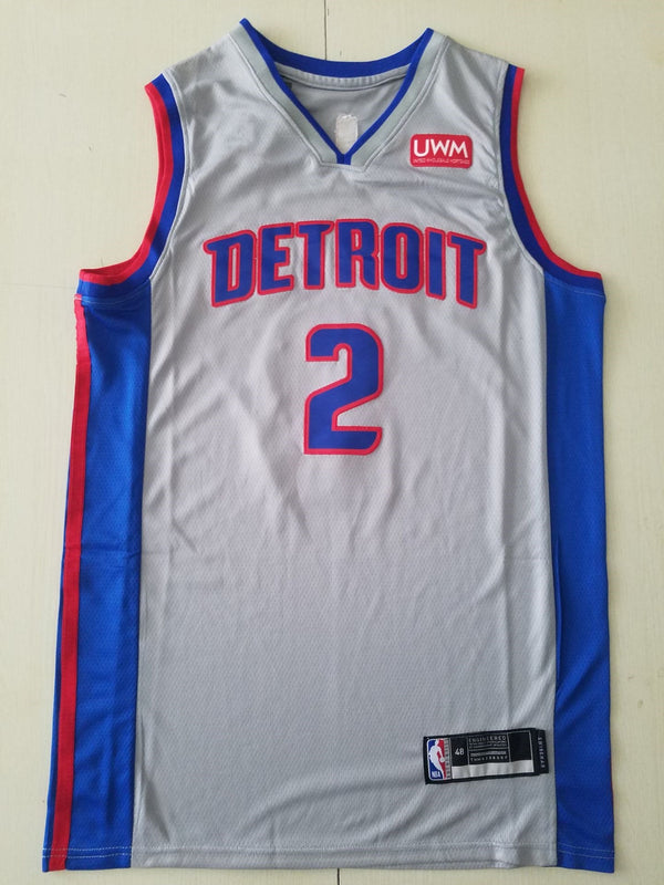 Men's Detroit Pistons Cade Cunningham Gray 2021/22 Swingman Player Jersey